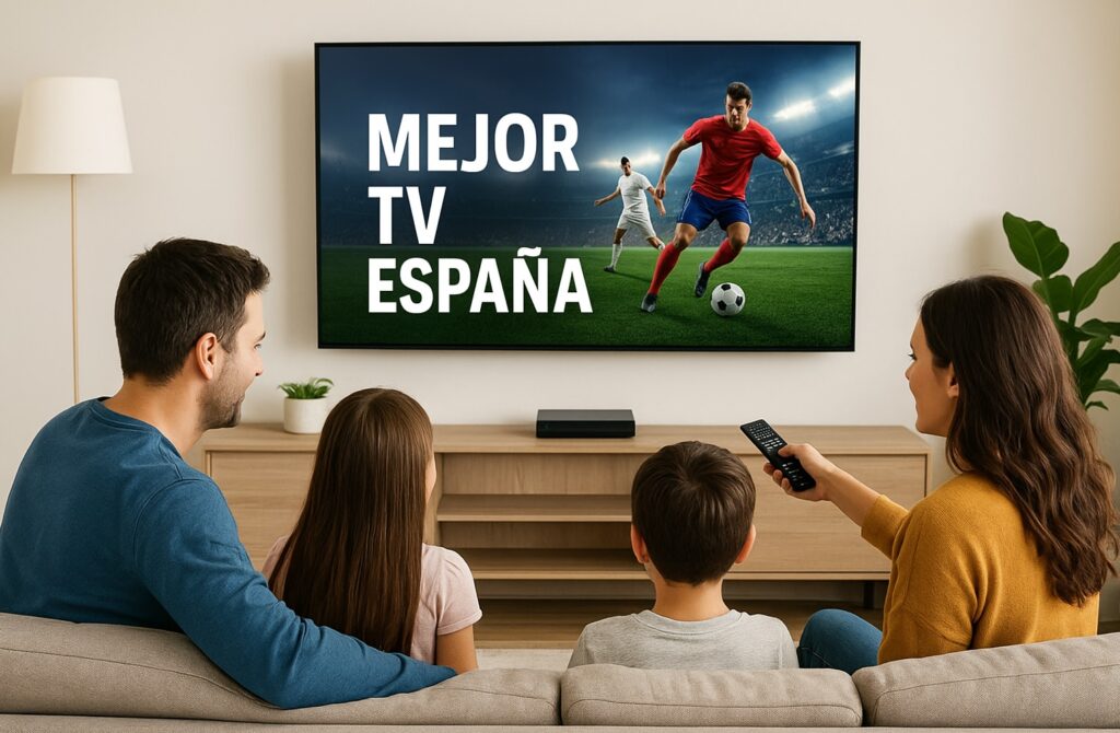 La mejor IPTV España: calidad, fútbol y entretenimiento sin cortes